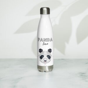 Stainless Steel Water Bottle - Panda love