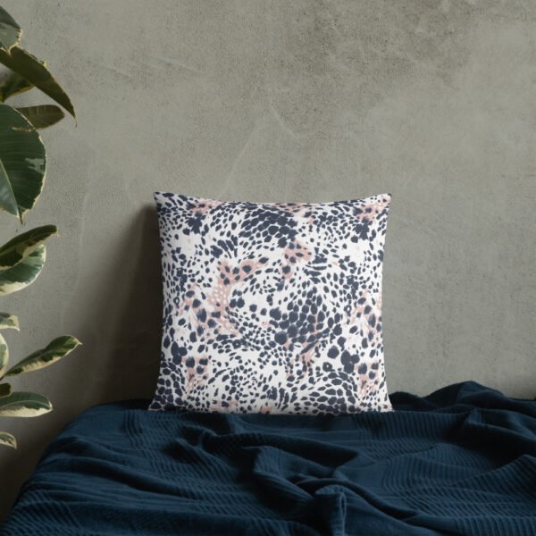 Animal print rose – Basic Pillow - Image 2