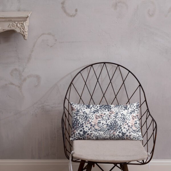 Animal print rose – Basic Pillow - Image 3