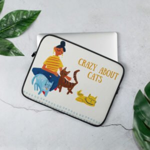 Crazy about cats - Laptop Sleeve