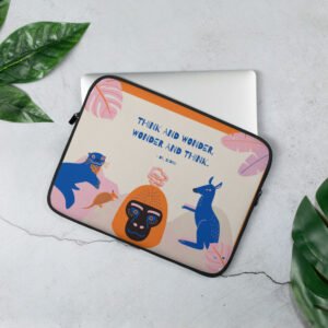 Think and wonder - Laptop Sleeve