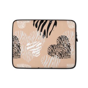 Zebra heart - Laptop Sleeve