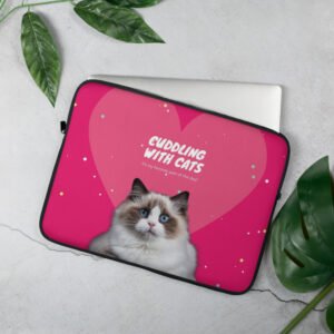 Cuddling with Cats - Laptop Sleeve