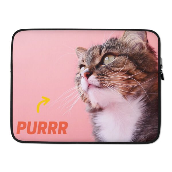 Purrr, rose - Laptop Sleeve