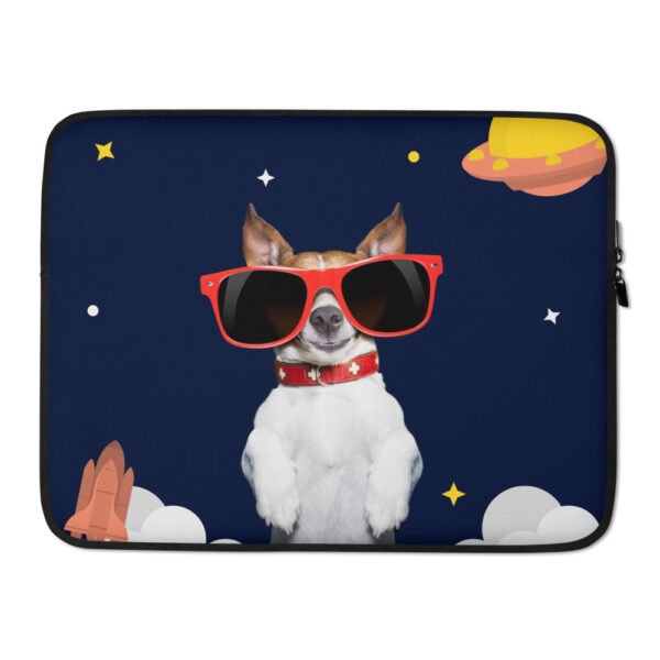 Dog with glasses - Laptop Sleeve