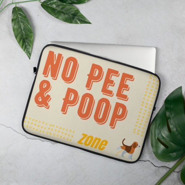 No Pee & Poop - Laptop Sleeve