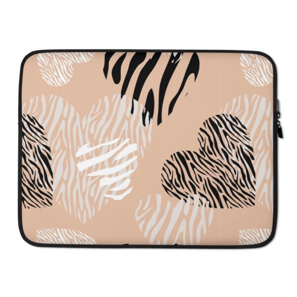 Zebra heart - Laptop Sleeve