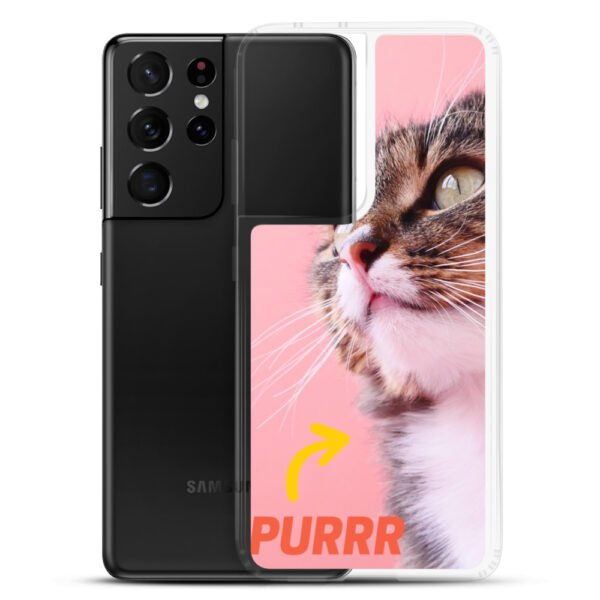 Purrr, rose - Case Samsung