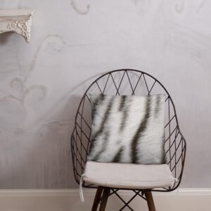 White tiger skin - Basic Pillow
