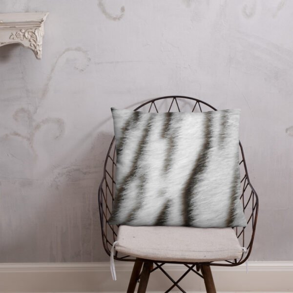 White tiger skin - Basic Pillow - Image 5