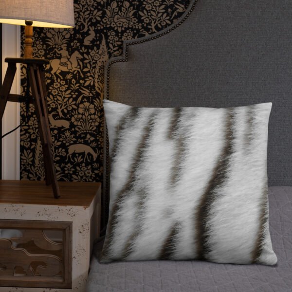 White tiger skin - Basic Pillow - Image 6