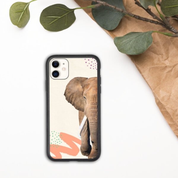 Elephant - Biodegradable phone case - Image 2