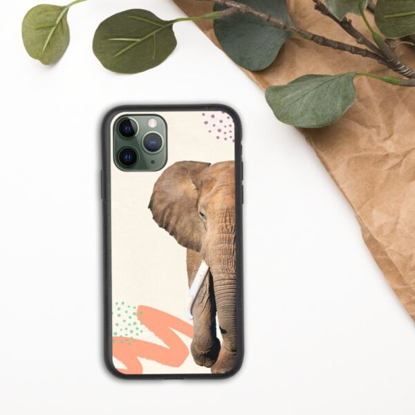 Elephant - Biodegradable phone case - Image 3