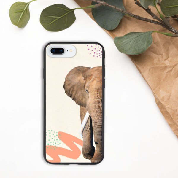 Elephant - Biodegradable phone case - Image 9