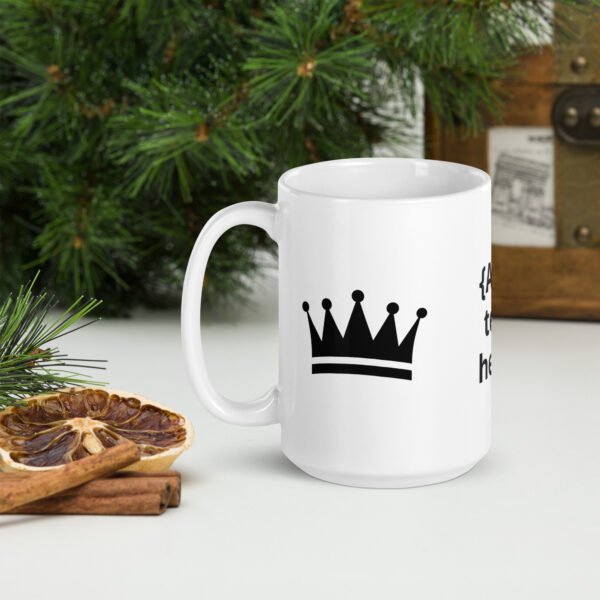 White glossy mug - Image 5